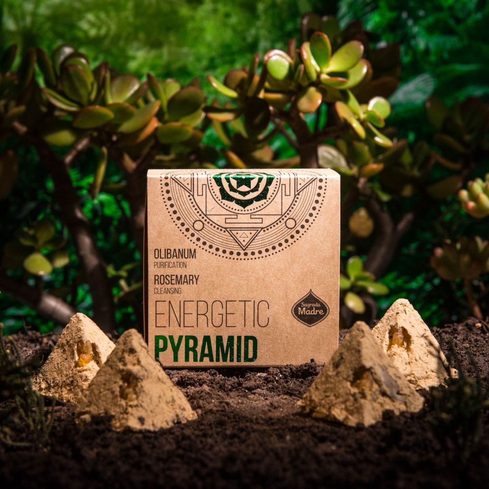 Olibanum and Rosemary- Purification Sacred Geometry Energetic Pyramid Incense