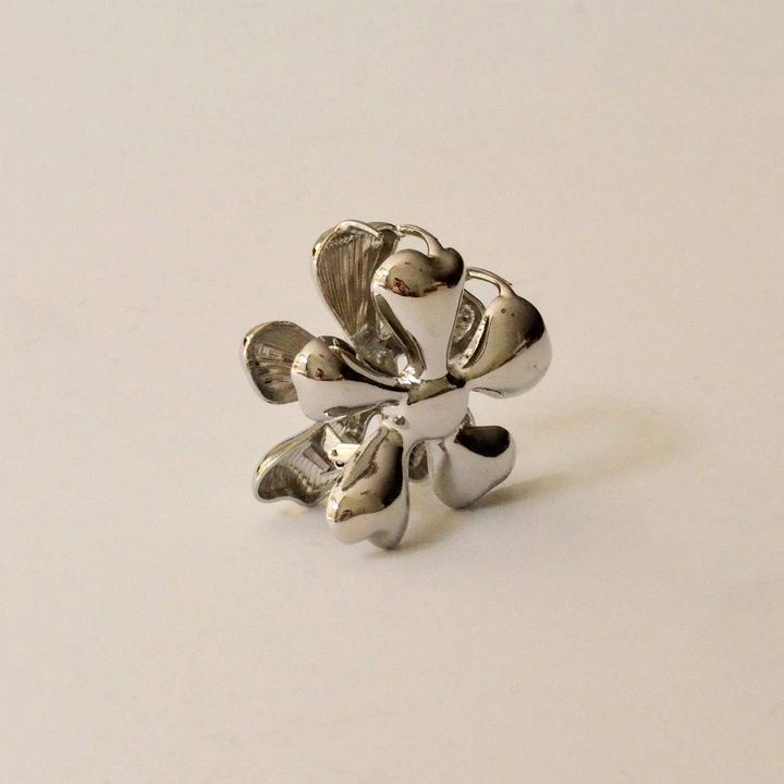 Flower Metal Hair Claw Clip