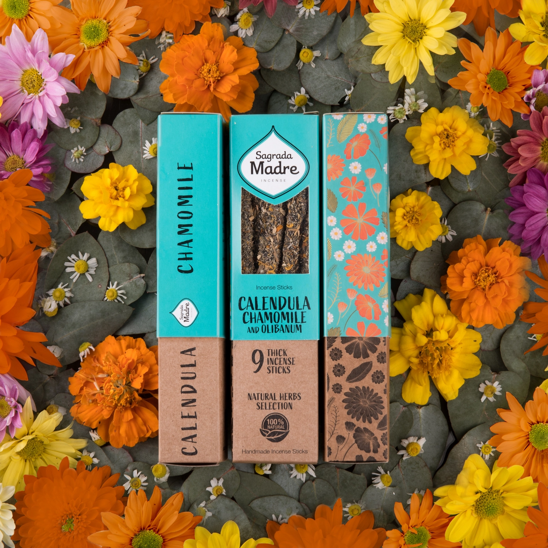 Calendula Chamomile and Olibanum Incense
