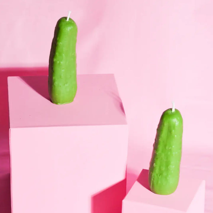 Pickle Pillar Candle