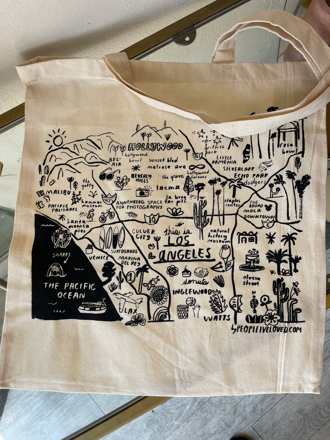 Los Angeles Tote Bag