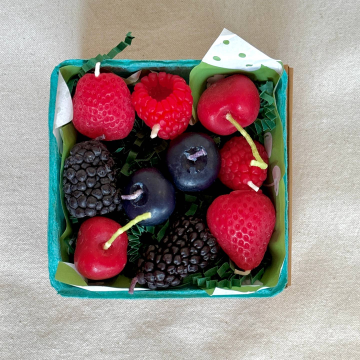 Mixed Berry B-day Candle