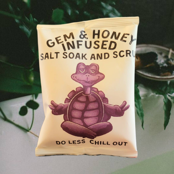 Gem & Honey Infused Salt Soak and Scrub