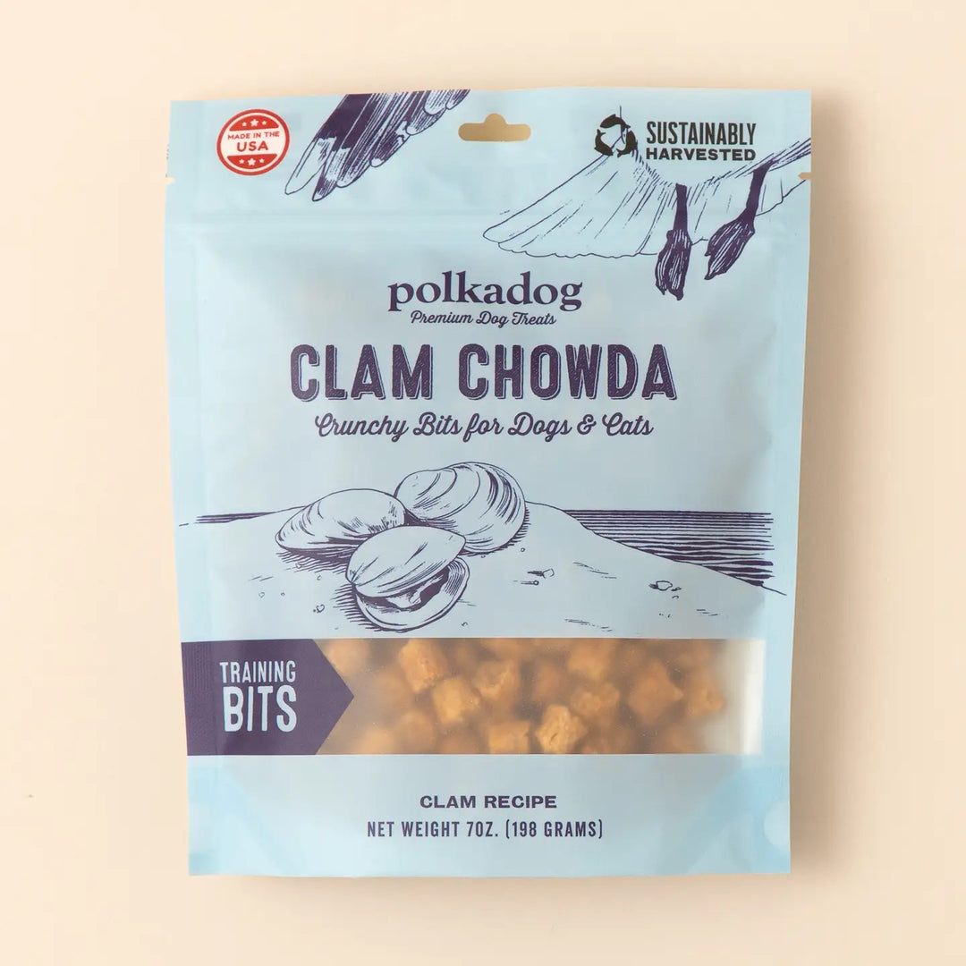 Clam Chowda Polkadog Treats