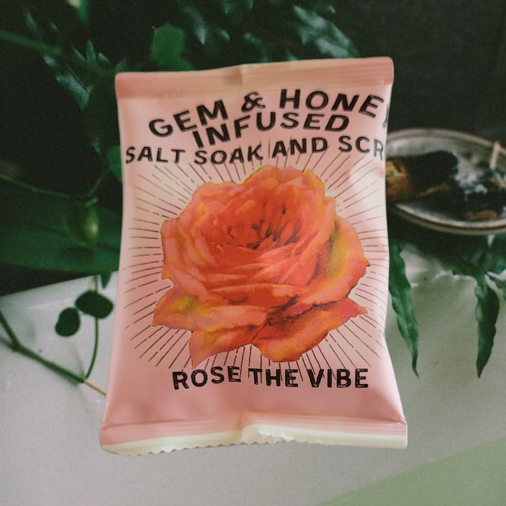 Gem & Honey Infused Salt Soak and Scrub