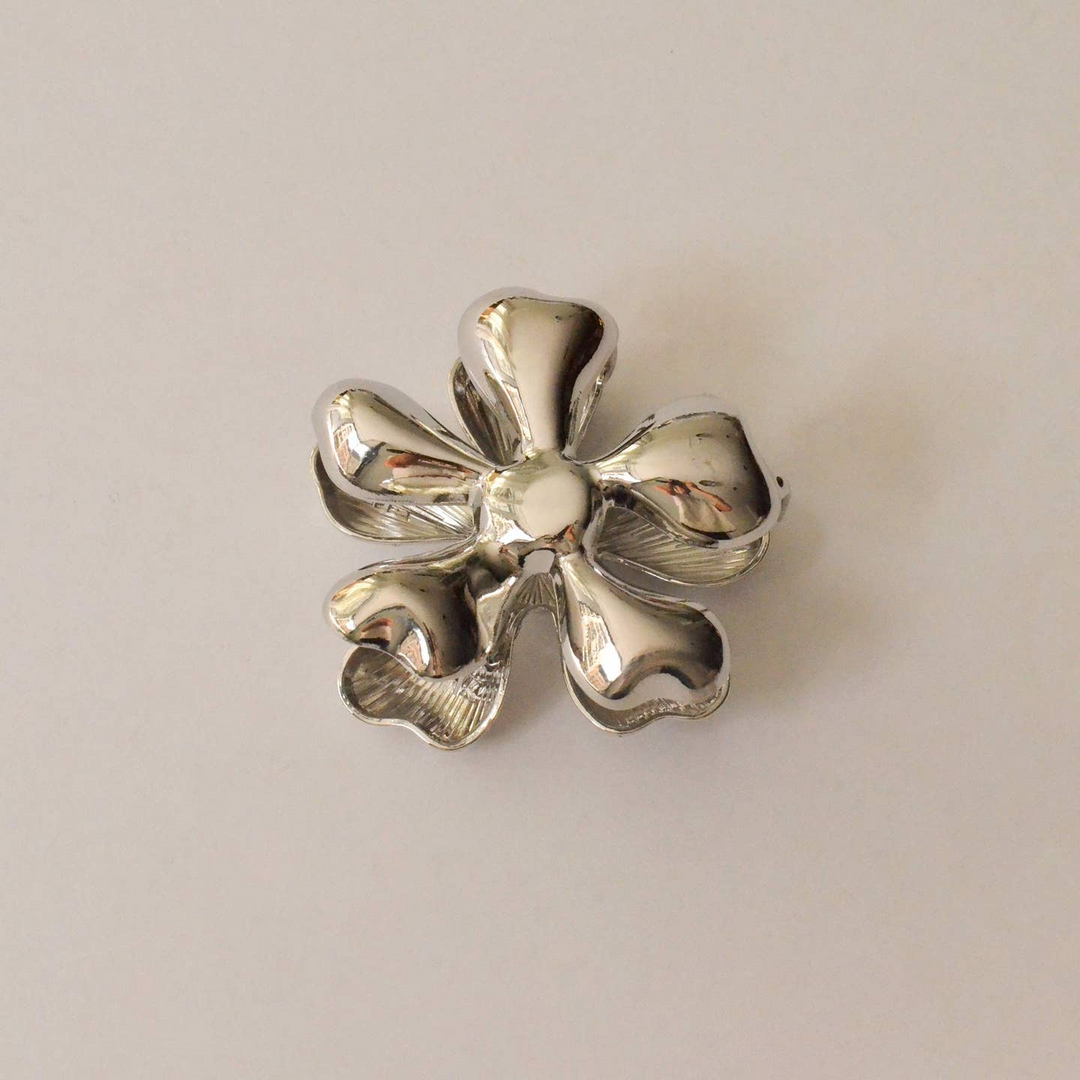 Flower Metal Hair Claw Clip