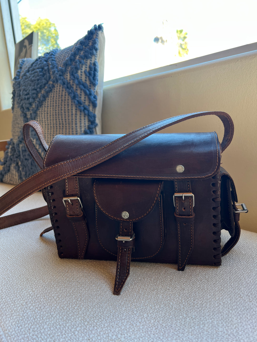 Vintage Brown Camera Bag
