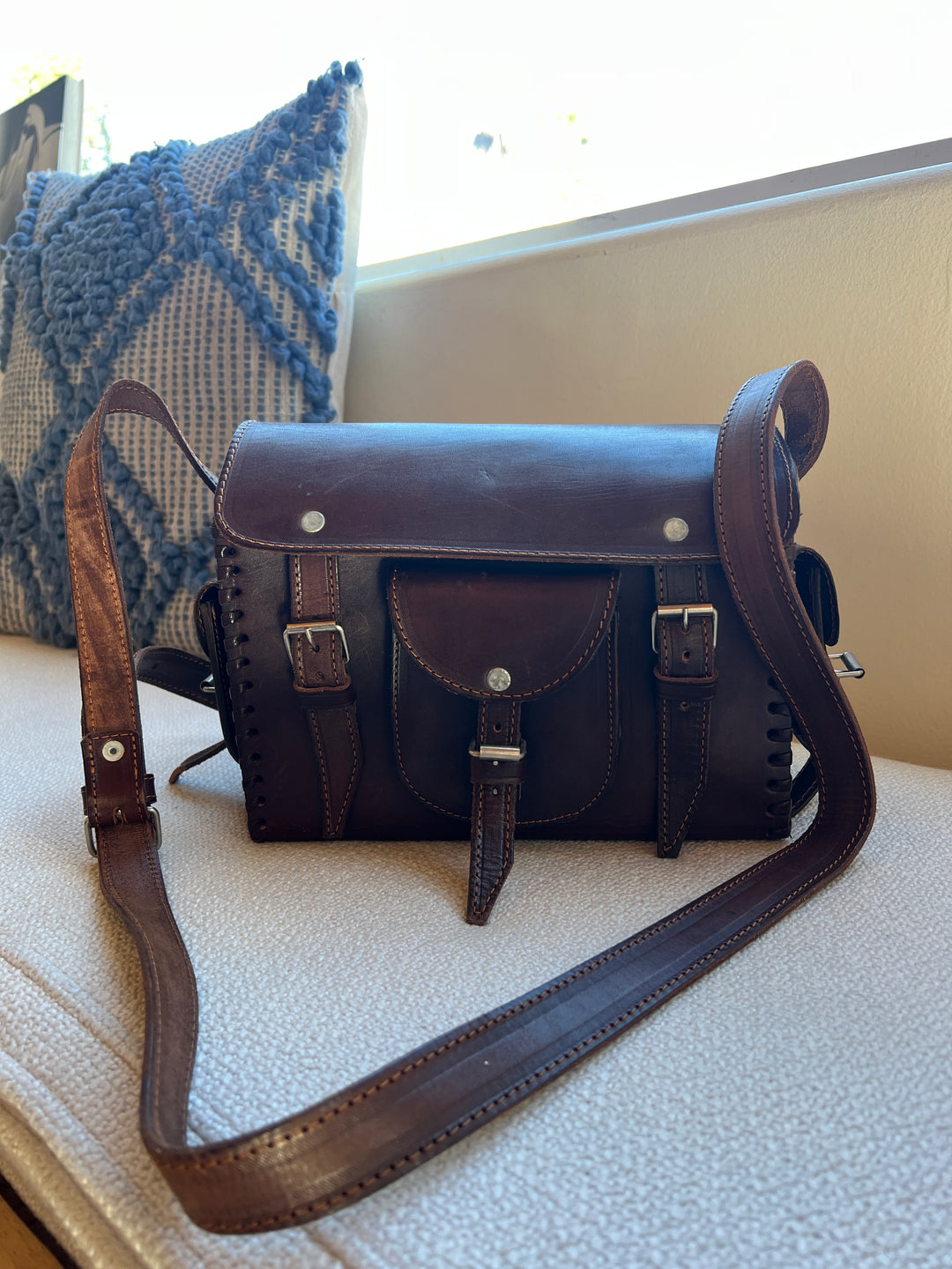 Vintage Brown Camera Bag