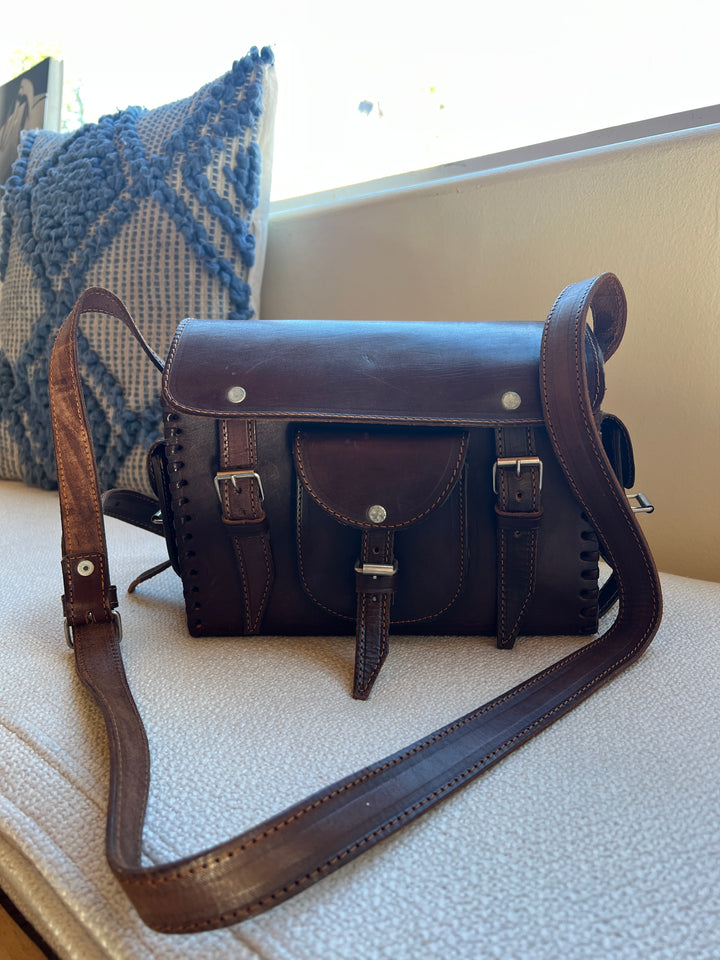 Vintage Brown Camera Bag