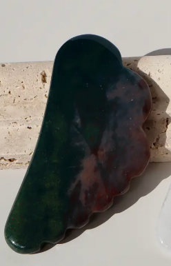 Moss agate gua sha