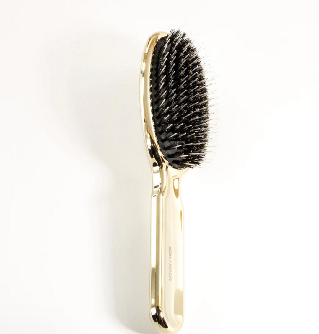 Metalli Nylon Boar Bristle Brush (Gold)