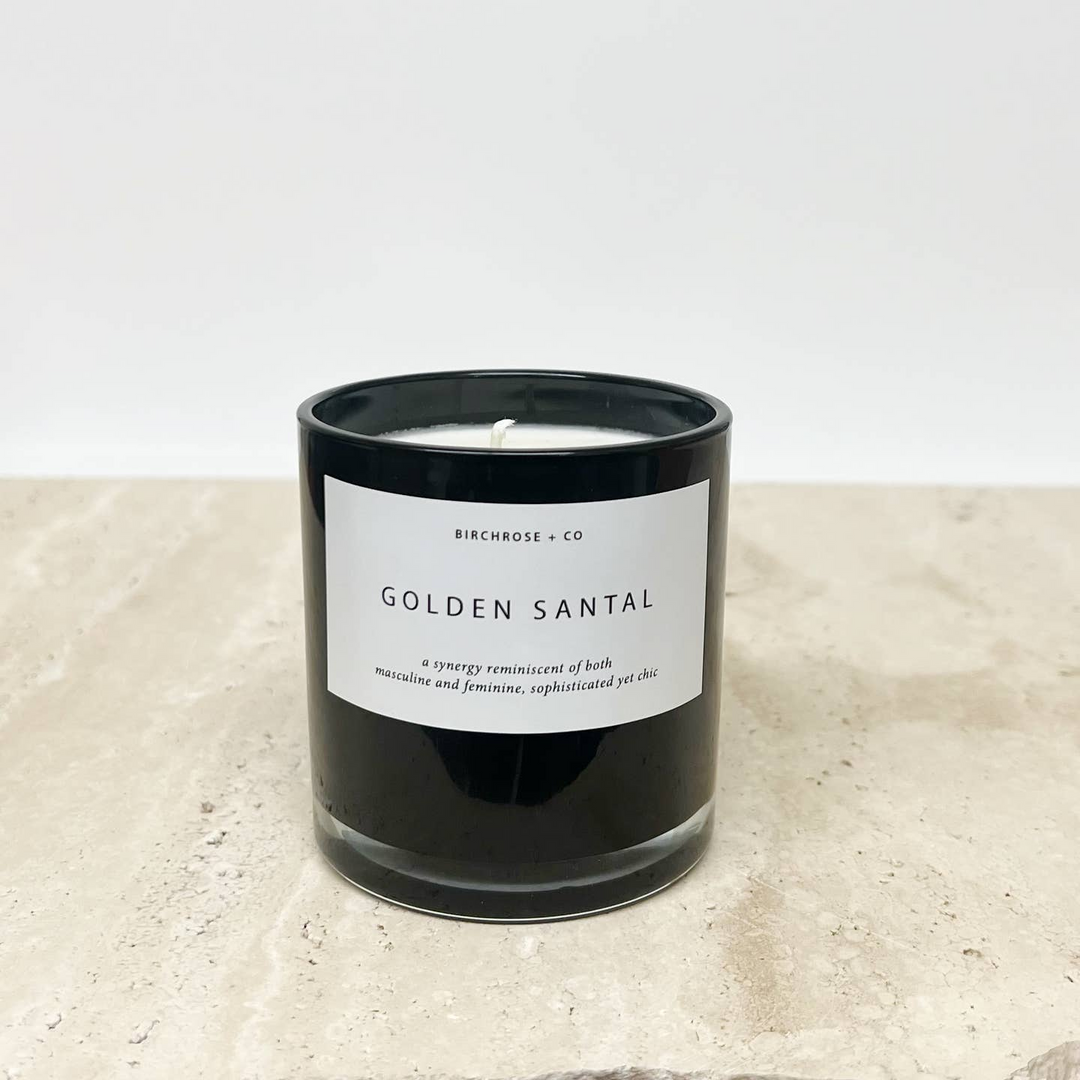 Birchrose + Co Golden Santal Candle