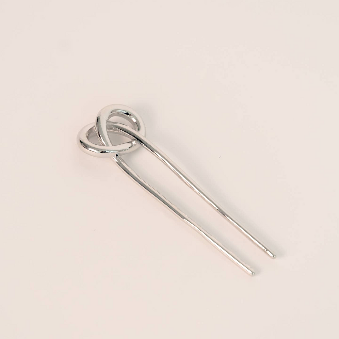 Knot Shaped Metal Chignon Pin