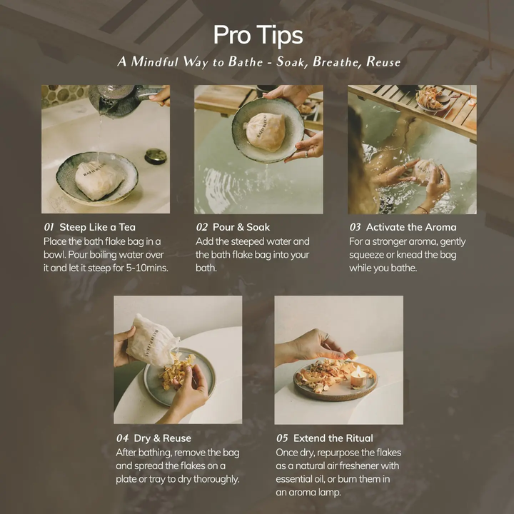 Hinoki Japanese Cypress Bath Flakes