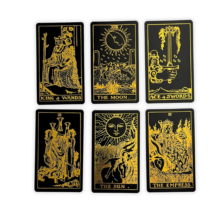 Black Gold Tarot Deck