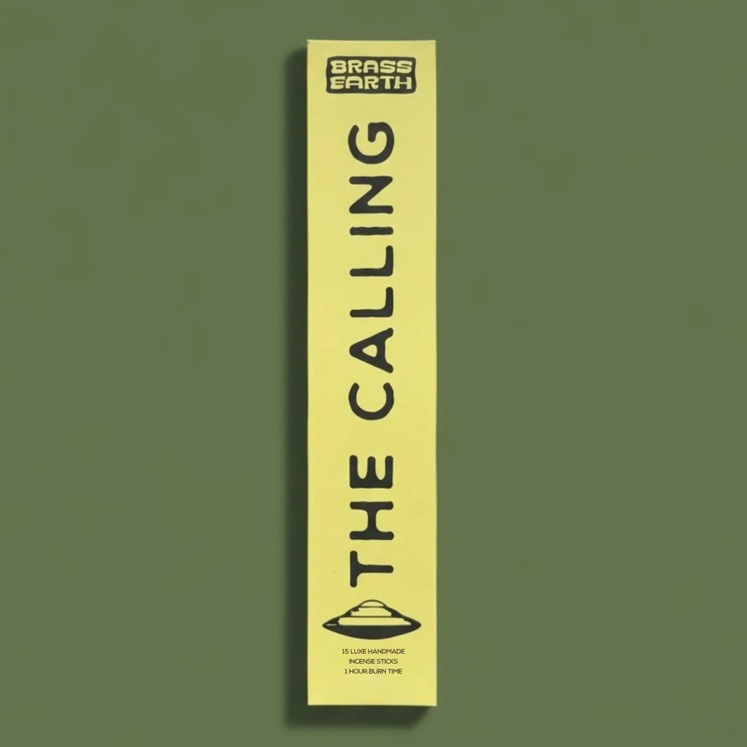 Braso Earth product packaging with 'The Calling' text on a green background

A truly unique scent experience. 15 lovingly handmade incense by The Brass Hand/Brass Earth team, with a 1+ hour burn time, lingering fragrance, and addictive aromas.

Available at Luca Essentials in Los Angeles. 