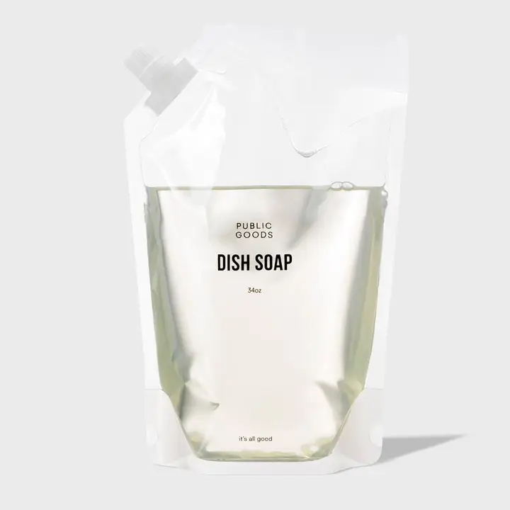 Public Goods Mandarin and Basil Dish Soap