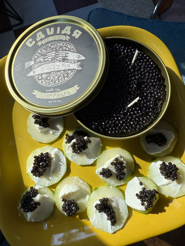 Caviar Gel Candle Champagne