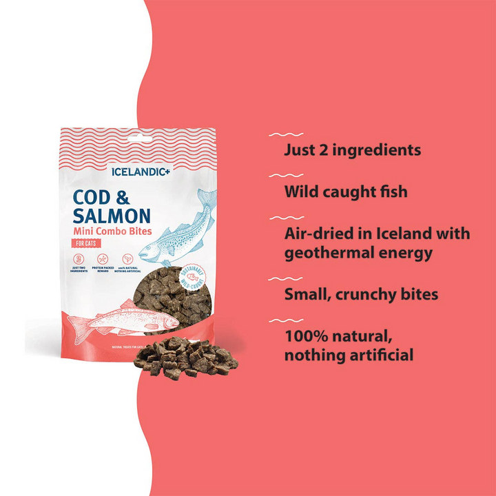 Cod & Salmon Mini Combo Bites for Cats