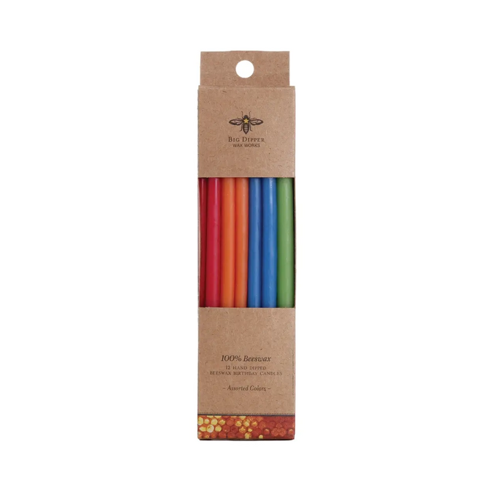 Big Dipper Beeswax Birthday Candles (Pack of 12)