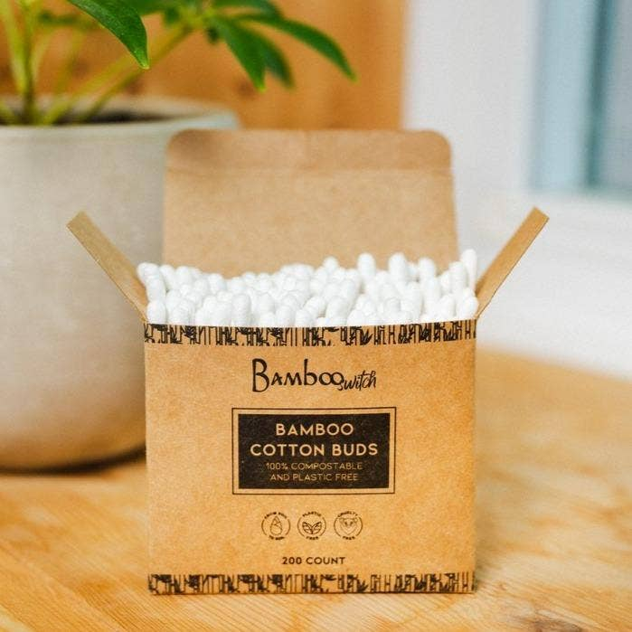 200 Count Bamboo + Organic Cotton Buds