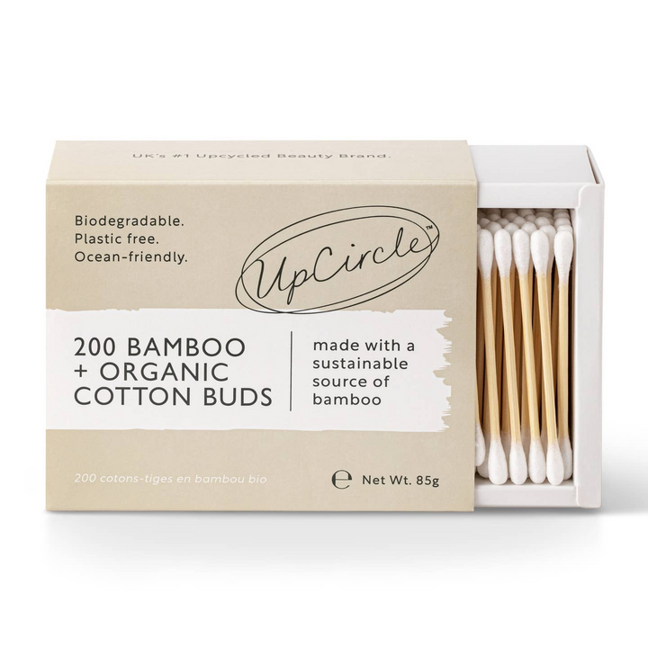 200 Count Bamboo + Organic Cotton Buds