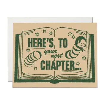 Here's To Your Next Chapter Card