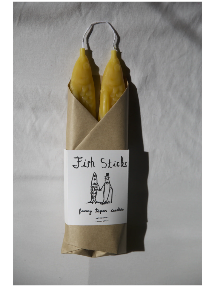 Fish Sticks Taper Candles (Set of 2)