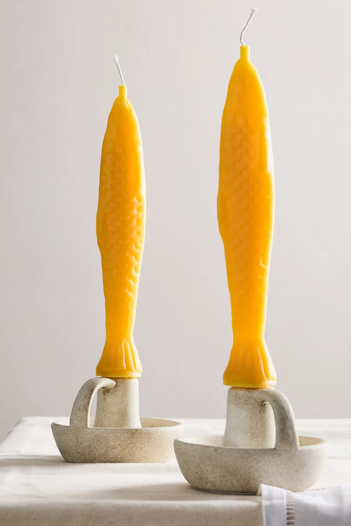 Fish Sticks Taper Candles (Set of 2)