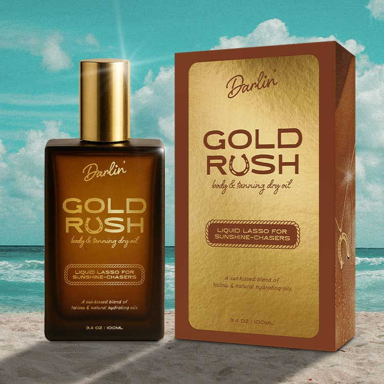 Gold Rush Dry Body & Tanning Oil