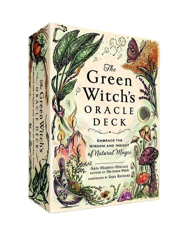 Beige deck of oracle cards titled "The Green Witch's Oracle Deck" 

The power of The Green Witch meets the magic of oracle cards with these 50 green witchcraft-inspired oracle cards to guide you with the wisdom and insight from natural magic.

Available at Luca Essentials in Los Angeles. 