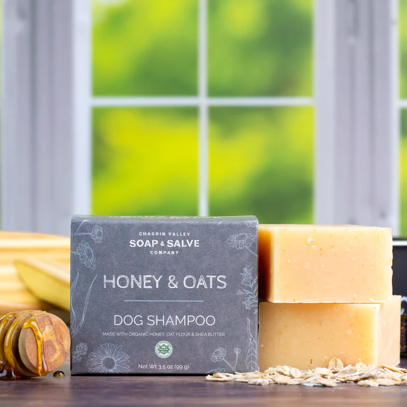 Dog Shampoo Bar - Honey & Oats