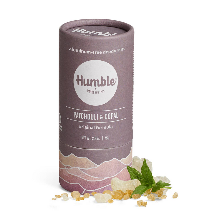 Humble brand aluminum-free deodorant tube with ingredients on a white background

Humble Brands Deodorant is formulated to absorb and neutralize body odor and has no aluminum, alcohol, dyes, parabens, sulfates or artificial fragrance.

Available at Luca Essentials in Los Angeles. 