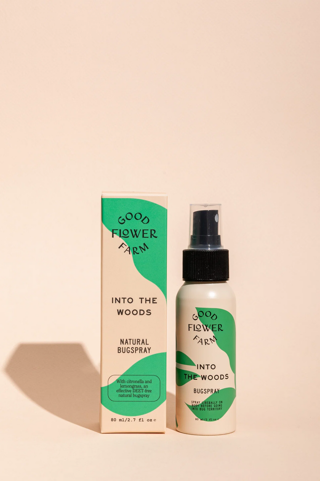 Good Flower Farm bug spray bottle and packaging on a beige background

This nontoxic insect repellent is not only NOT dangerous filled with chemicals, but it actually WORKS! The featured herbs and ingredients in this spray help to repel and protect you from pests like mosquitoes and ticks.

Available at Luca Essentials in Los Angeles.