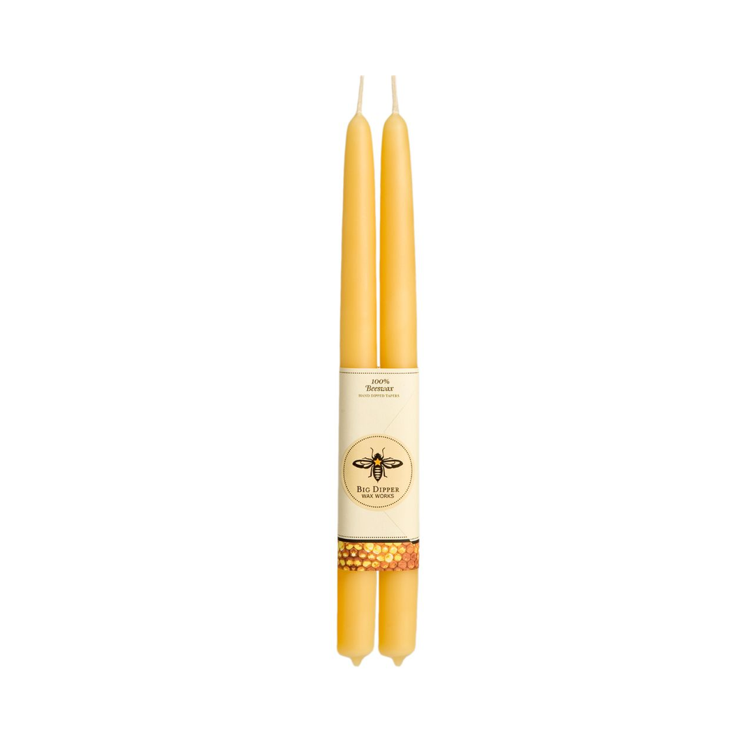 Big Dipper Beeswax Taper Candles 12"