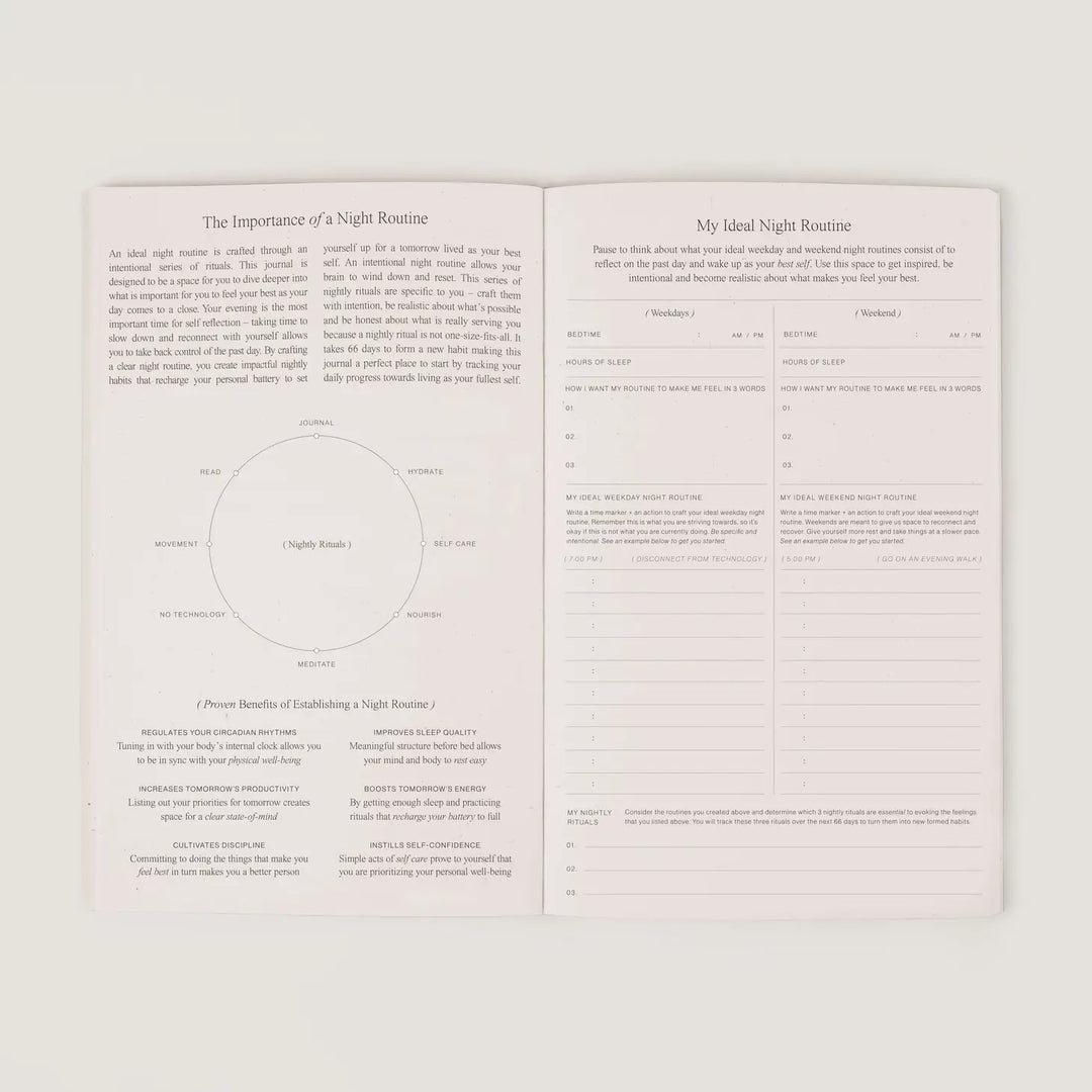 Night Routine Journal