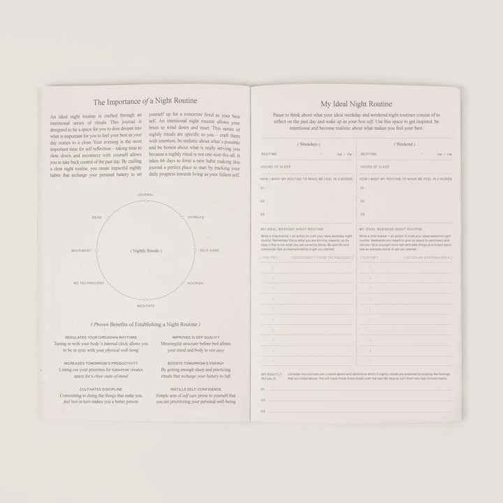 Night Routine Journal