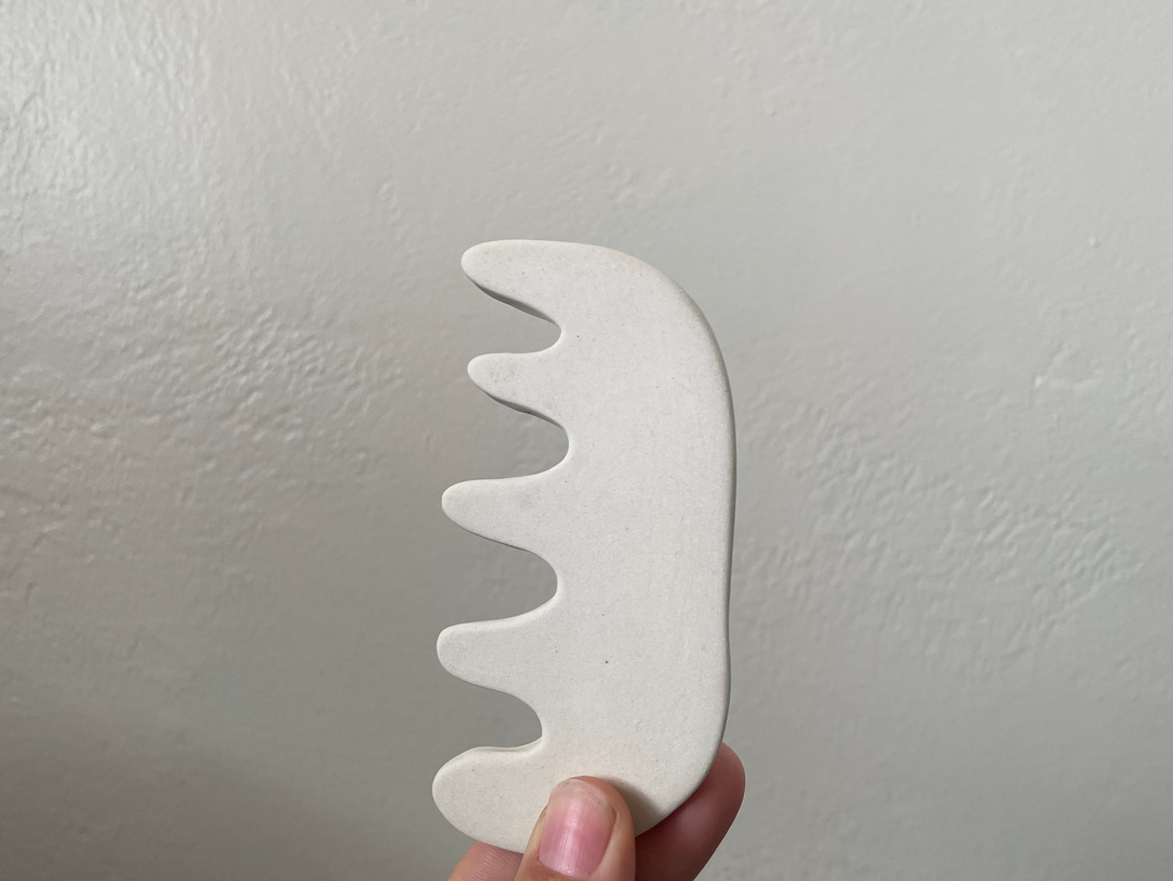 Porcelain Gua Sha Comb