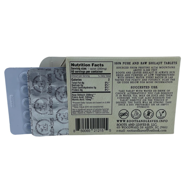 Pure Shilajit Tablets 60ct.