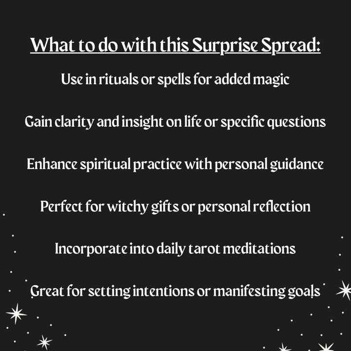 Surprise 3-Card Tarot Pull