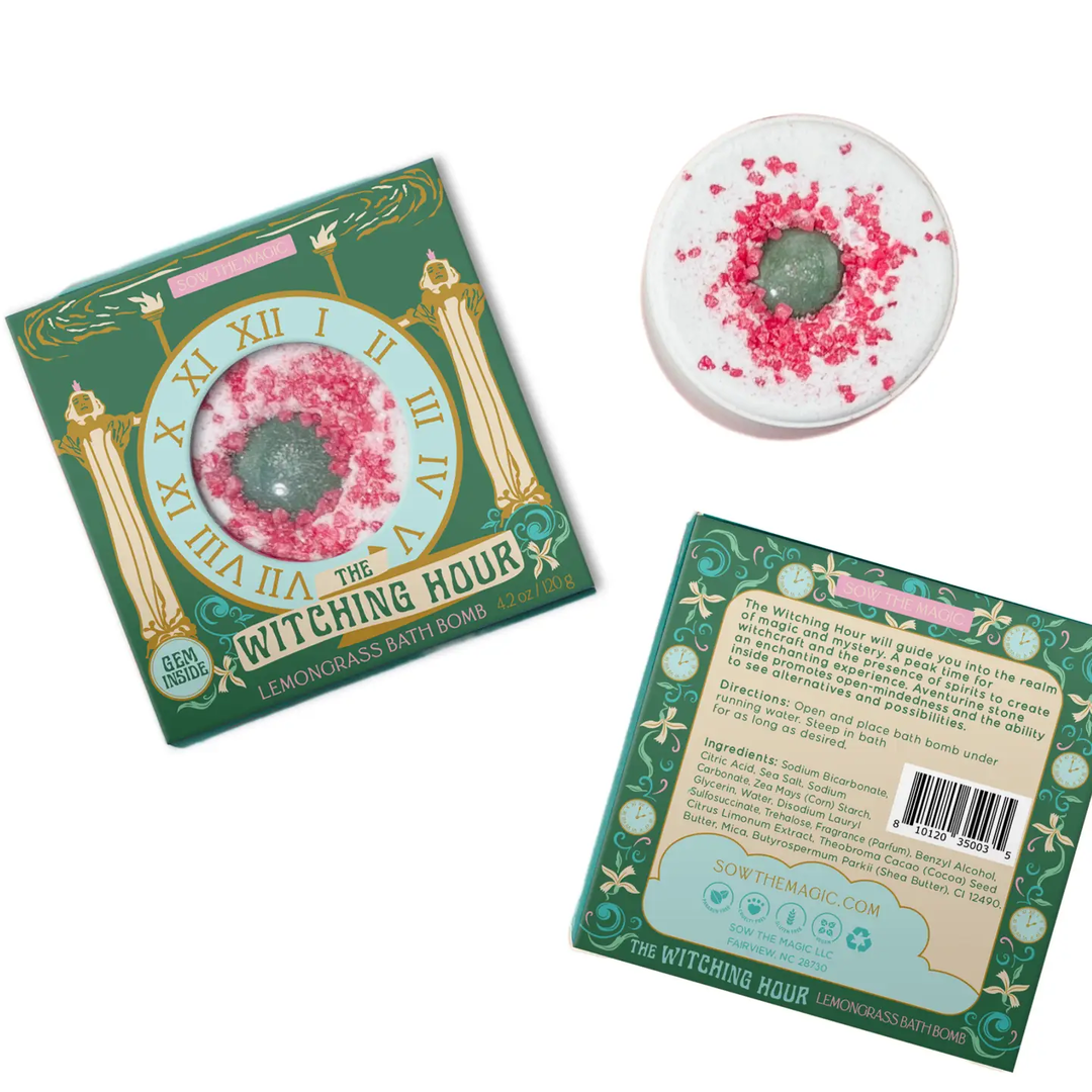 Witching Hour bath bomb with packaging on a white background

Embrace the magic of twilight with The Witching Hour Lemongrass Bath Bomb, crafted to open your mind and awaken your intuition. This refreshing lemongrass blend creates a bright, energizing bath ritual that inspires creativity and calm.

Available at Luca Essentials in Los Angeles. 