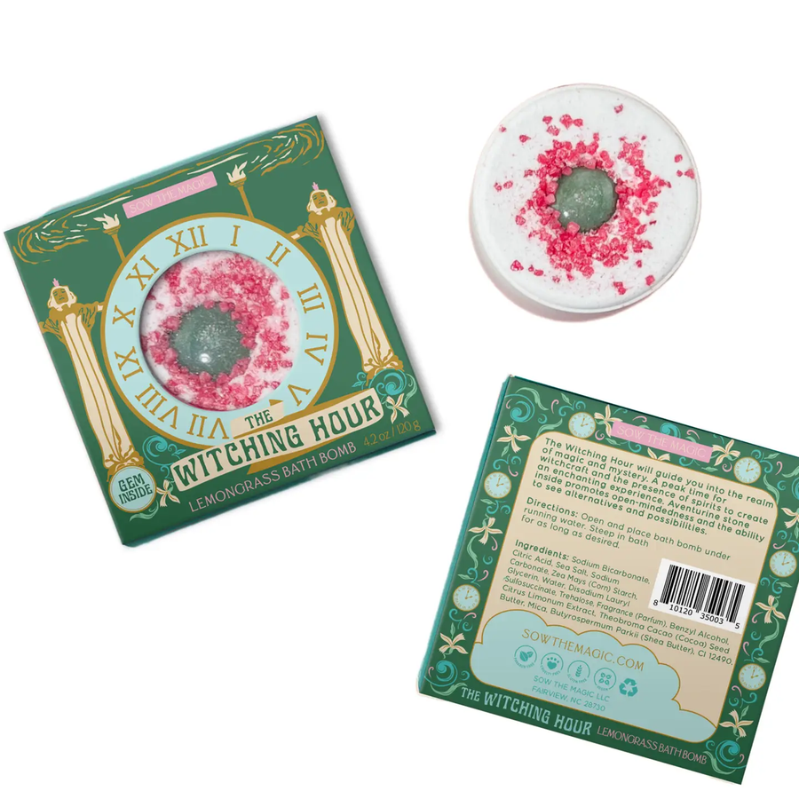 Witching Hour bath bomb with packaging on a white background

Embrace the magic of twilight with The Witching Hour Lemongrass Bath Bomb, crafted to open your mind and awaken your intuition. This refreshing lemongrass blend creates a bright, energizing bath ritual that inspires creativity and calm.

Available at Luca Essentials in Los Angeles. 