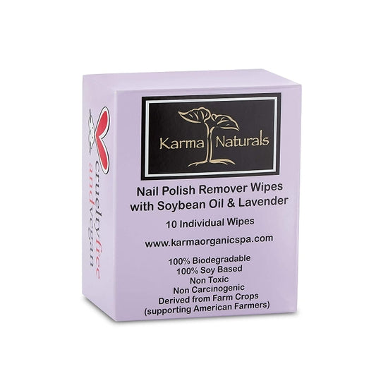 Karma Naturals Nail Polish Remover Wipes